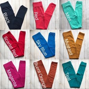 BULK OF 10 Fleece Lined Leggings